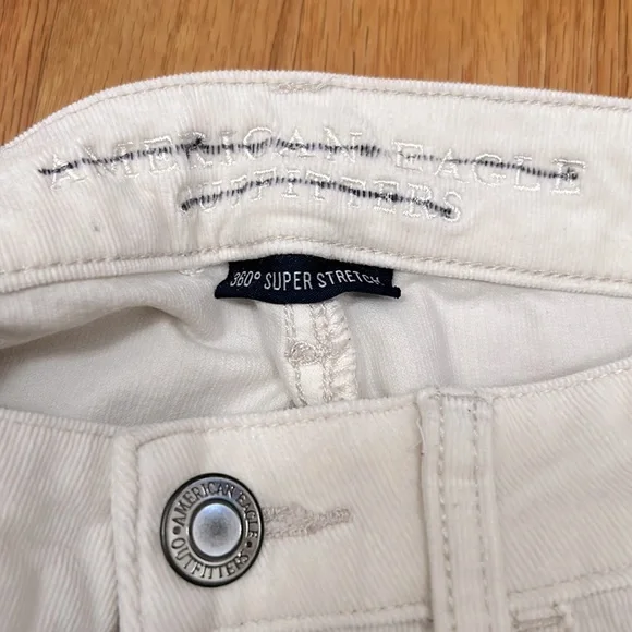 American Eagle Outfitters Jeans Women’s Size 2 Reg Off white Jeggings Stretch - Picture 4 of 14
